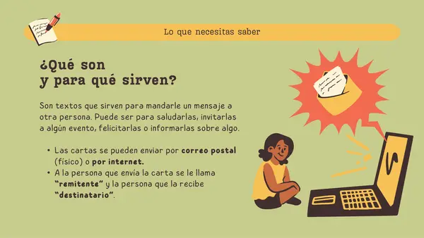 La carta. 