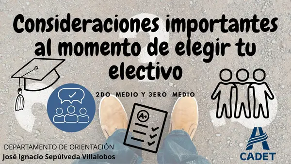 Taller consideraciones al momento de elegir electivos