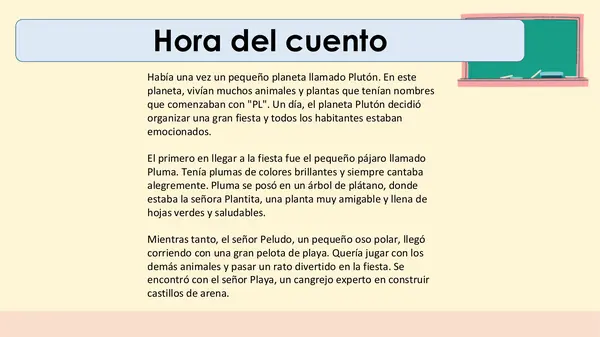 Grupo Consonántico PL – 1 semana  