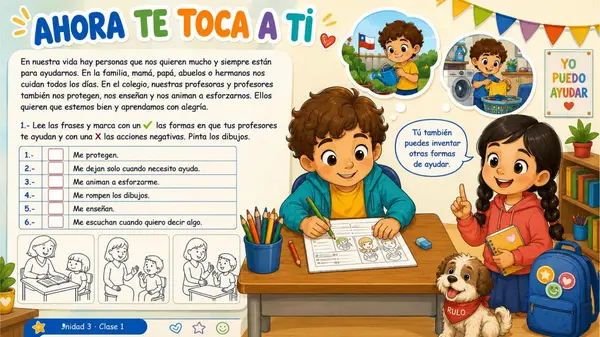 Unidad 3: "Colaboramos con los demás"