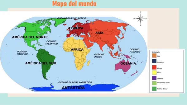 Los continentes del mundo