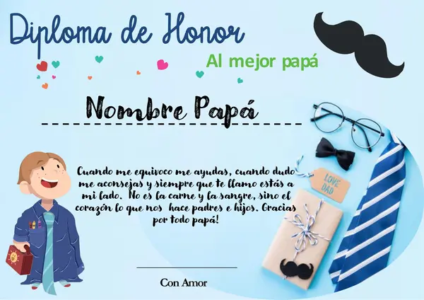 DIPLOMAS DÍA DEL PADRE 2023