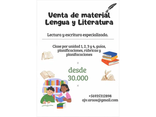 MATERIAL LECTURA Y ESCRITURA ESPECIALIZADA