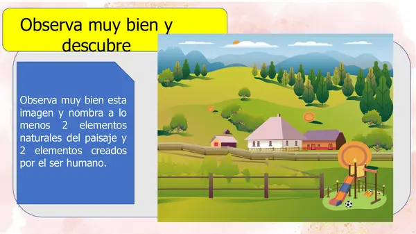 DESCRIBIR UN PAISAJE 