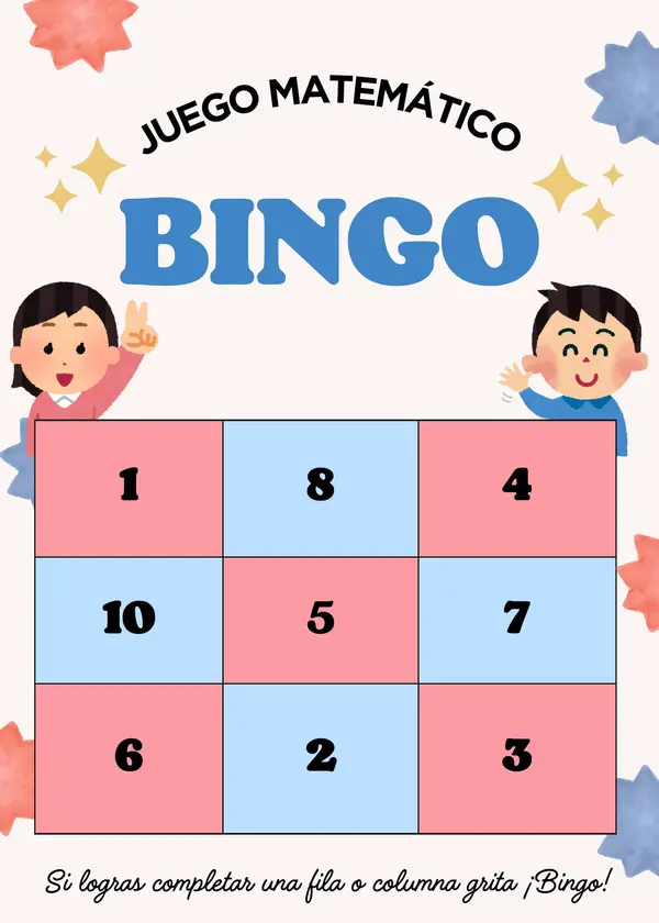BINGO MATEMATICO 