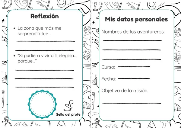 Pasaporte: Las zonas naturales (compaginado como libro, listo para imprimir)