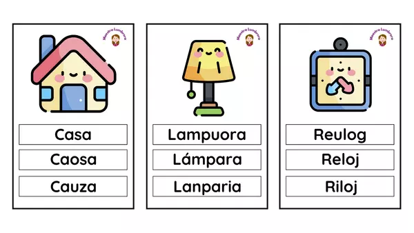 Flashcards Pseudopalabras