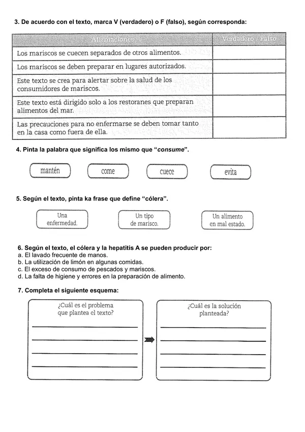 Guía de trabajo "Afiche" 4° año básico.
