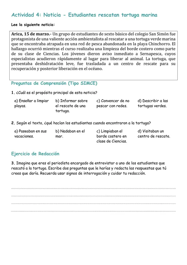 Cuaderno de Lenguaje y Comunicación