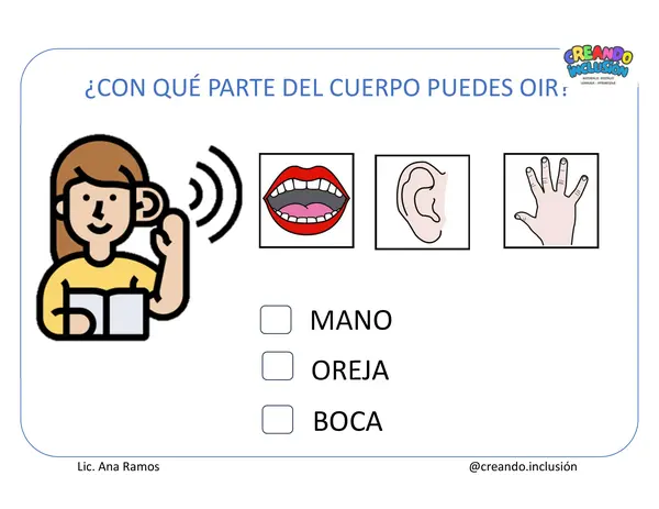 PARTES DEL CUERPO - FUNC EJECUTIVAS