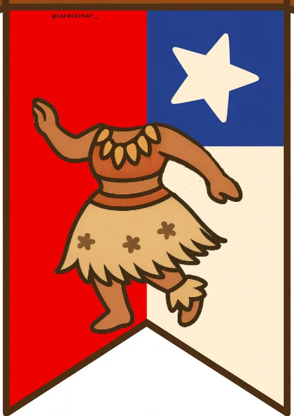 Banderines personalizables Chile (18 de Septiembre)
