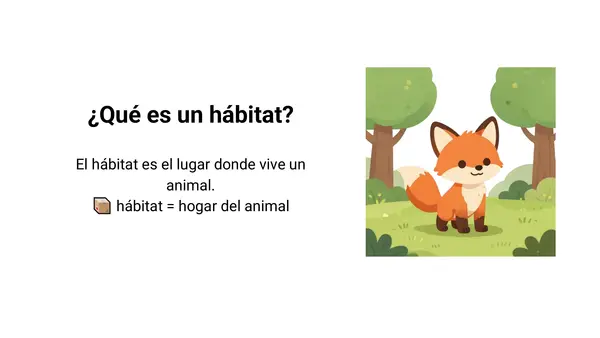 “El hábitat de los animales y los animales en peligro de extinción en Chile”