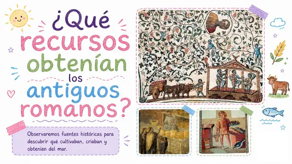 ¿Qué recursos obtenían los antiguos romanos? – Clase para 3° básico