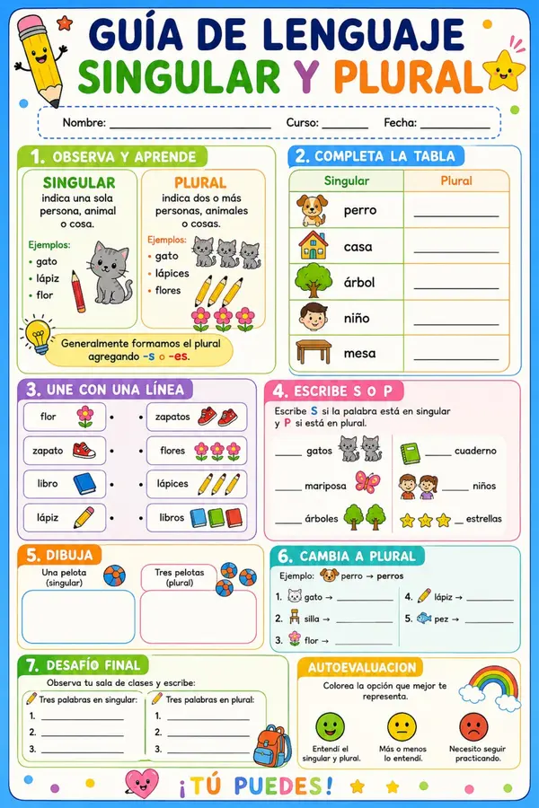 singular y plural