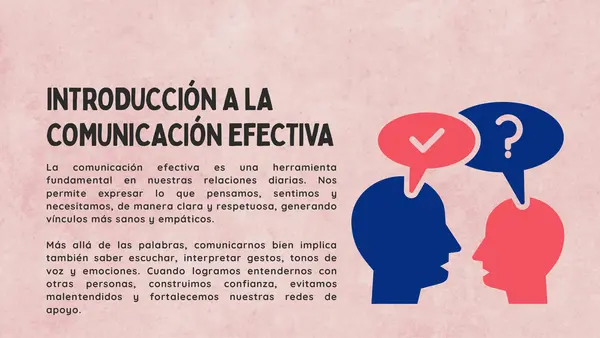 🎤 Comunicación efectiva