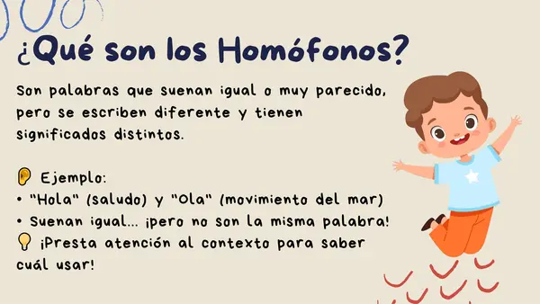 Homófonos y homógrafos