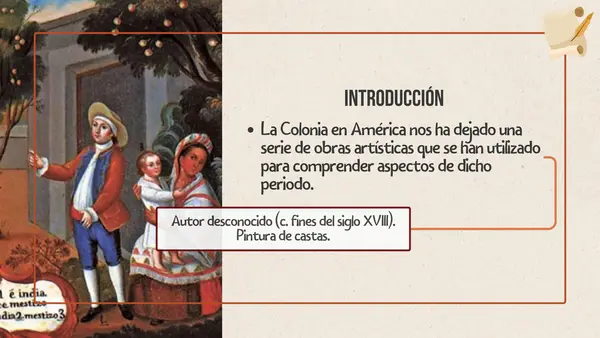 El arte en la Colonia [taller]
