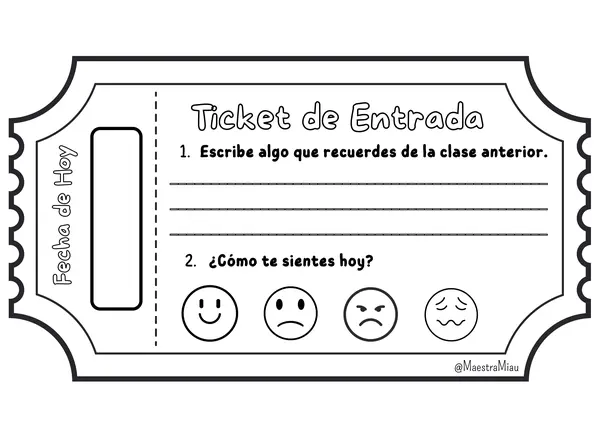 "Ticket de Entrada"