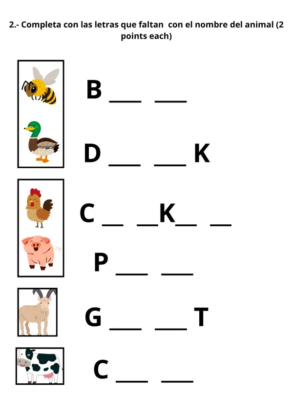 MATERIAL INGLES (FARM ANIMAL, NUMBERS, ANIMAL BODY PARTS, FOOD)