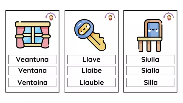 Flashcards Pseudopalabras
