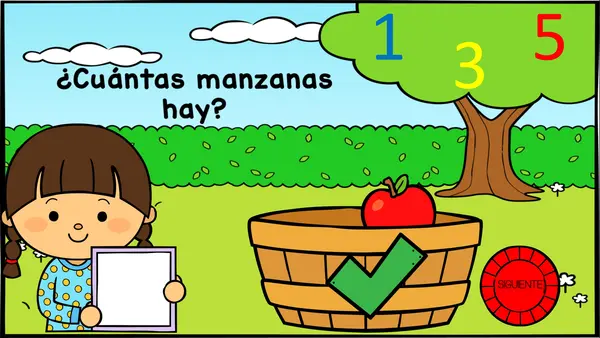 CUENTA LAS MANZANAS