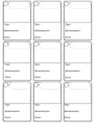 Cartas Pokémon ciencias editable :animales.