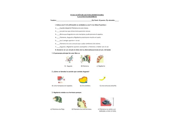 Prueba libro La cuncuna Filomena 