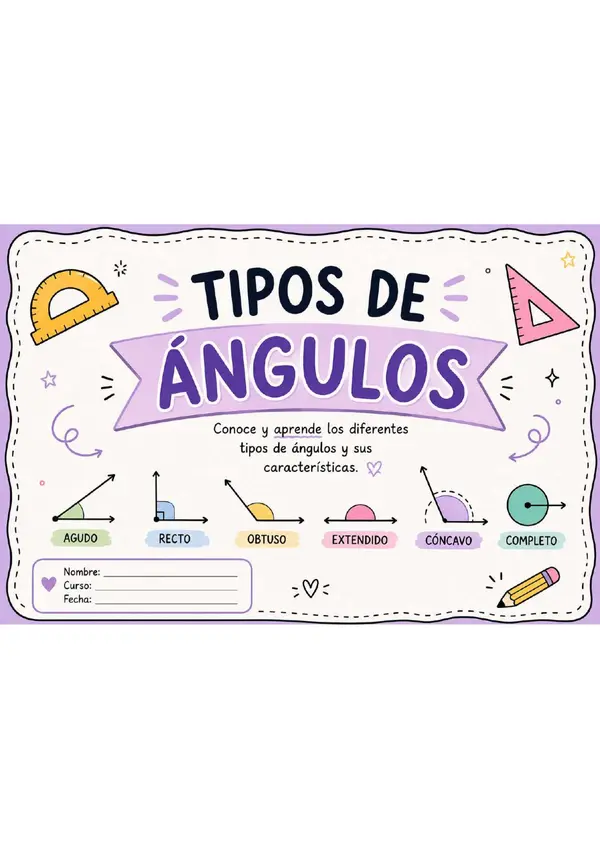 Flash Card Tipos de ángulos