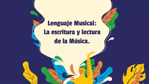 Lenguaje Musical - Cifras, figuras rítmicas e iniciación a lectura melódica