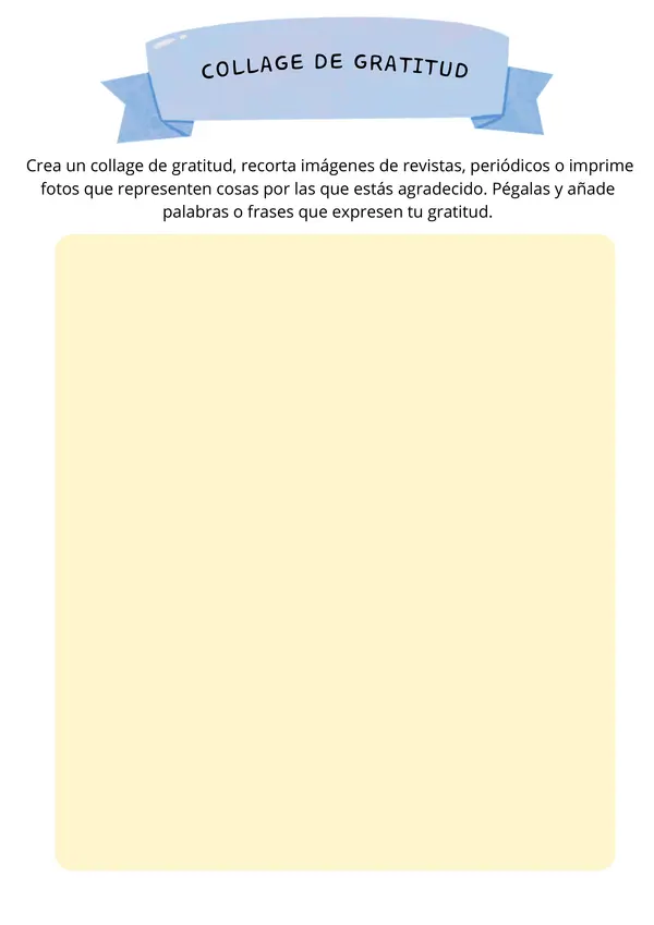 Cuadernillo de la gratitud