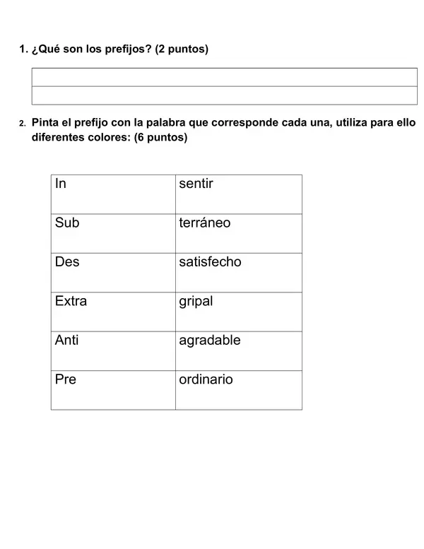 Guía de prefijos y sufijos