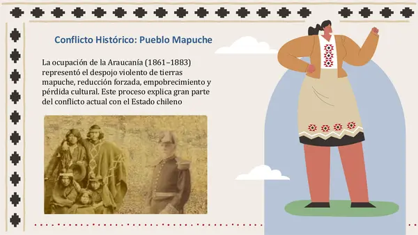 Clase para trabajar conflictos y diversidad cultural pueblos originarios