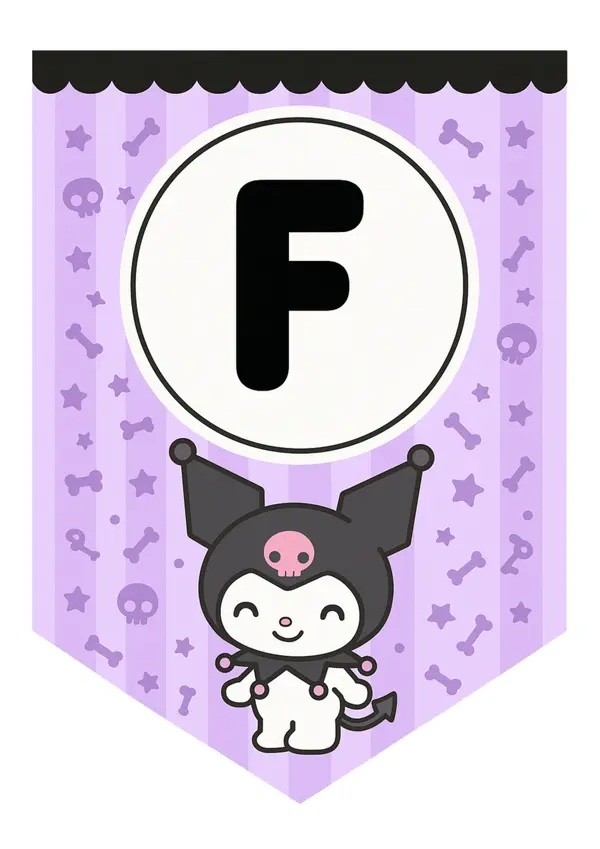 Letrero de Cumpleaños Kuromi