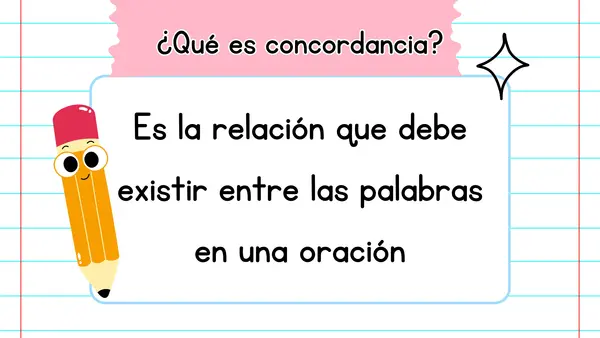 Reconocer concordancia  entre artículo y sustantivo