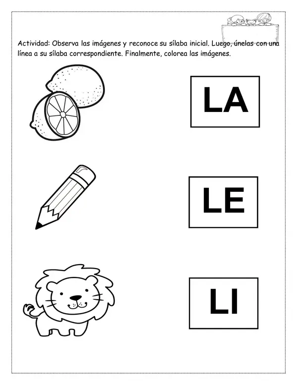 cuadernillo consonante L