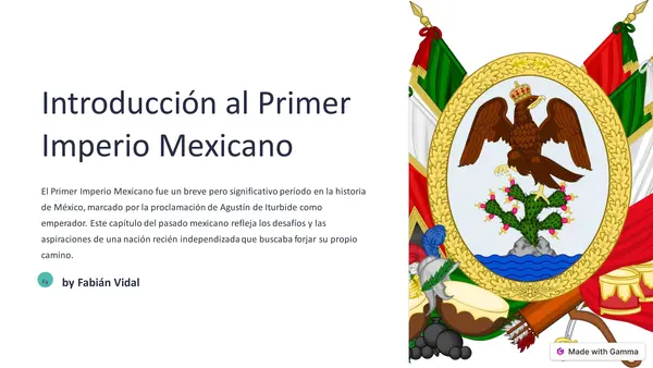 Introducción al primer imperio mexicano