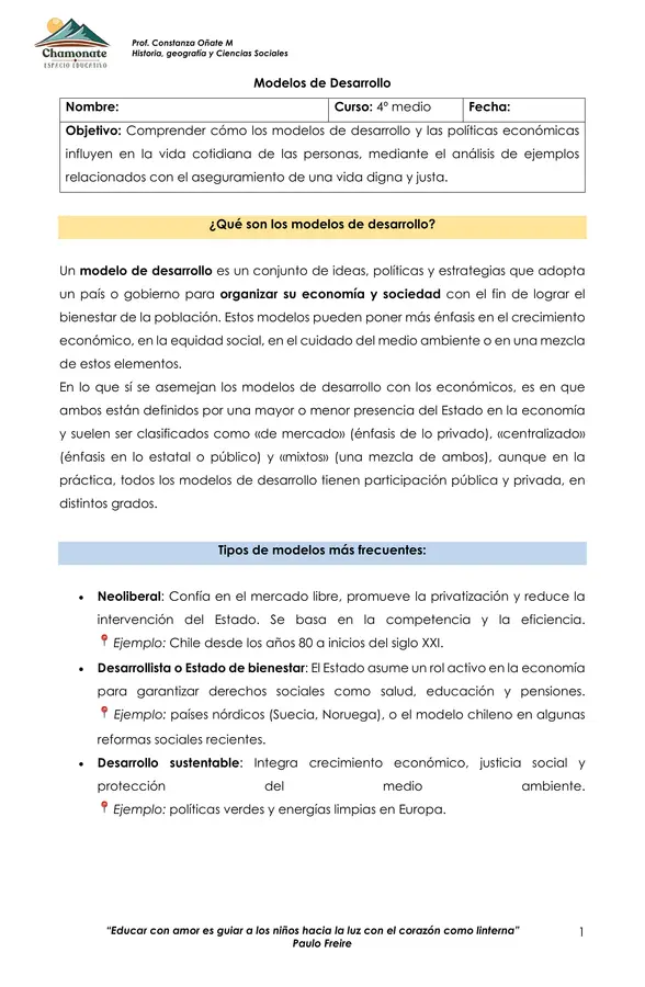 Modelos de Desarrollo
