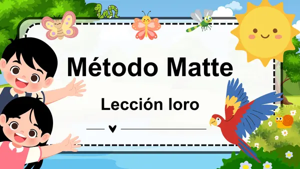 Método Matte lección loro 