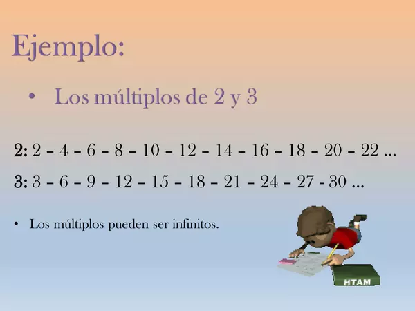 PRESENTACION SEXTO BASICO "MINIMO COMUN MULTIPLO" UNIDAD 1