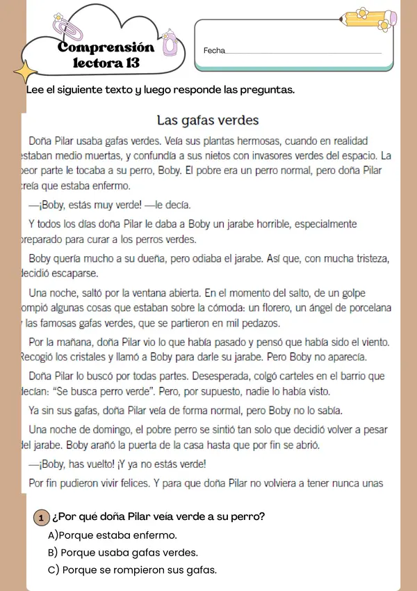 Lecturas tipo simce 2°