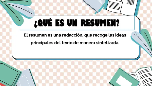 ¿Cómo hacer un resumen?