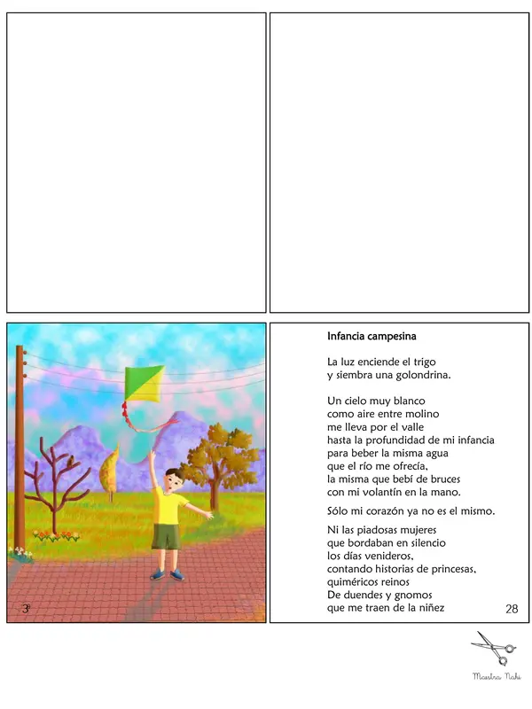 Poemario editado del libro Poemas para un Niño con Sonrisa de Primavera de Pablo Cassi