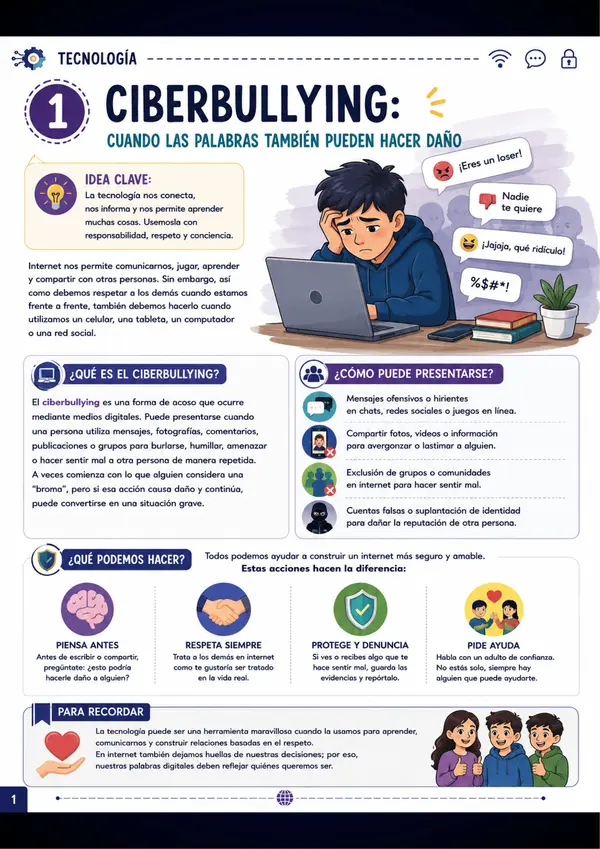 CIBERBULLYING: Detrás de una pantalla también hay una persona