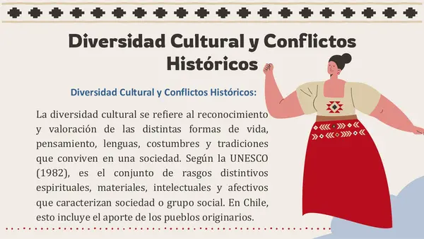Clase para trabajar conflictos y diversidad cultural pueblos originarios