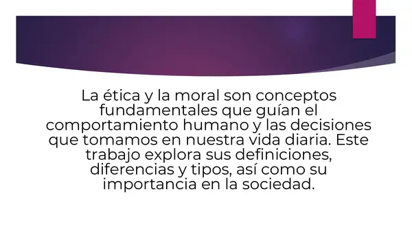 PPT EDITABLE sobre la ética y moral