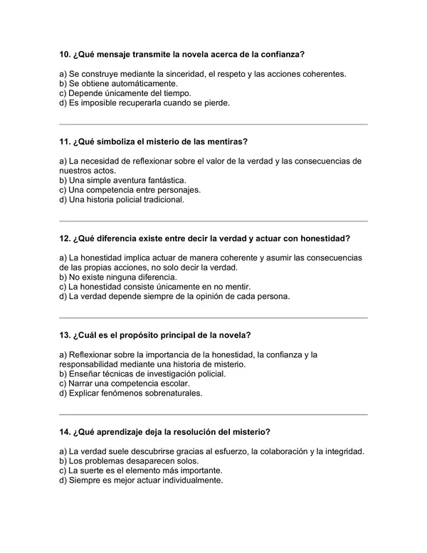 Prueba del libro "El ladrón de mentiras” (Roberto Santiago) 5° básico