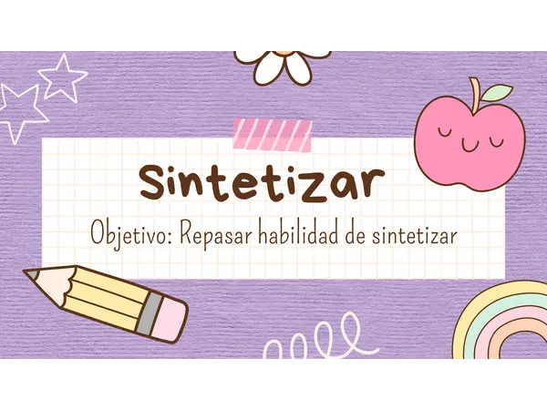 Sintetizar