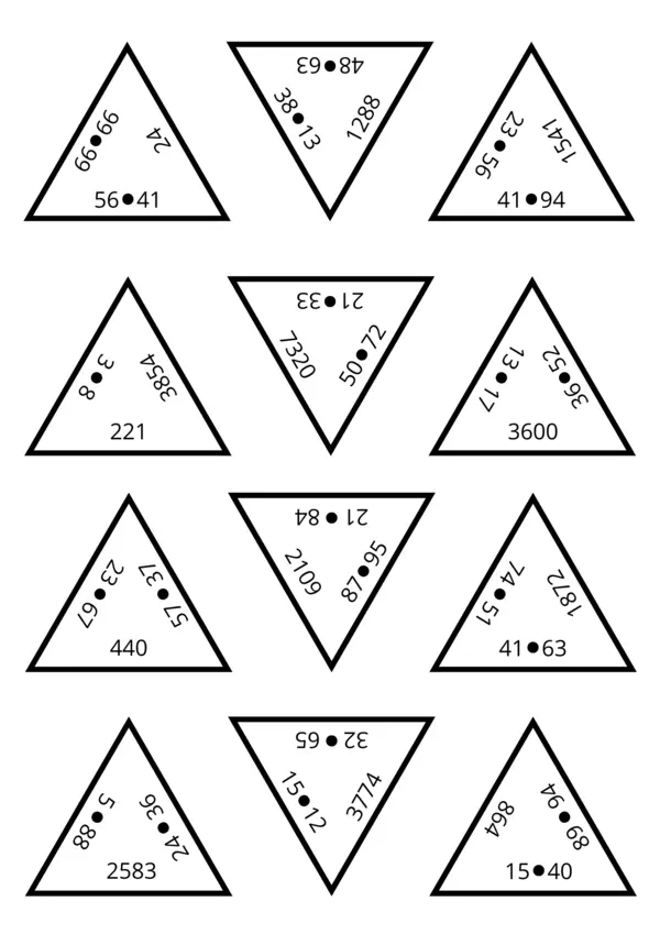 Puzzle multiplicaciones
