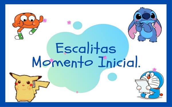 Set "Escalas de clases con movimiento". EDITABLES.