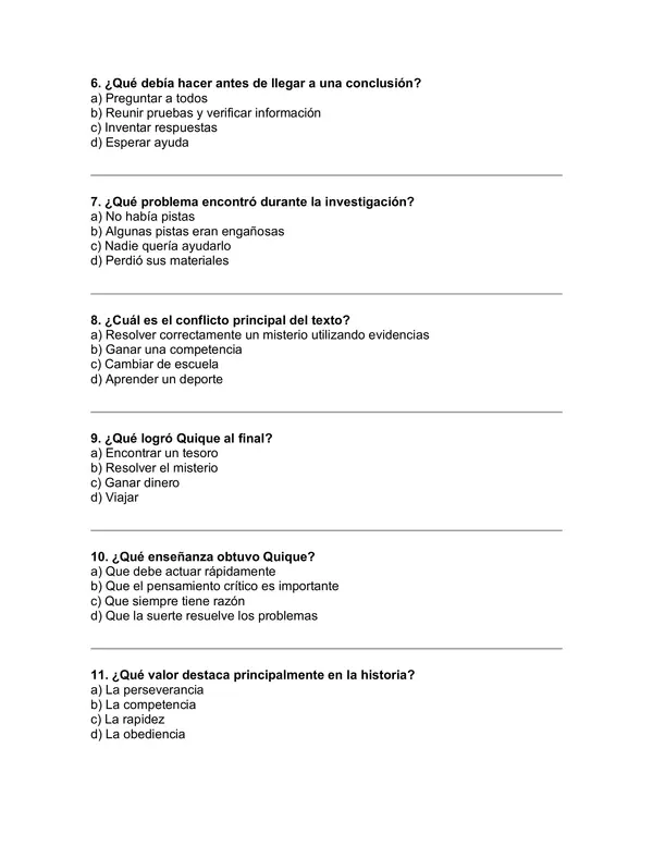Prueba del libro "Quique Hache detective" (Sergio Gómez)
